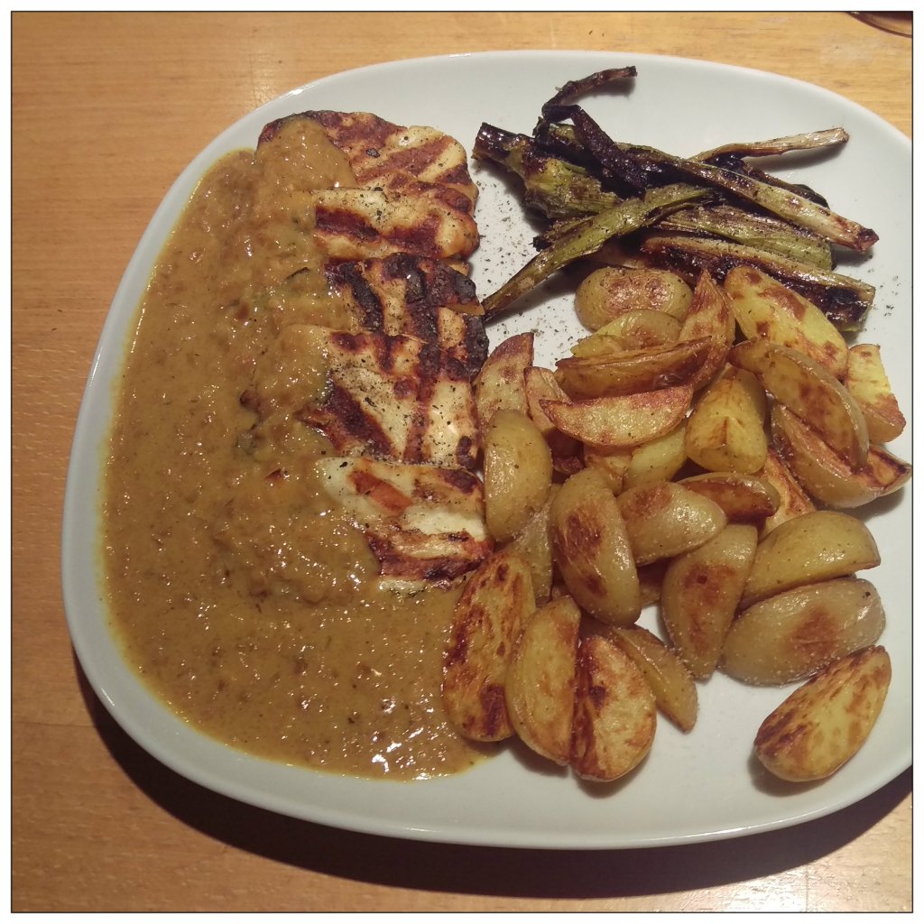 160406 halloumi mit erdnusssauce