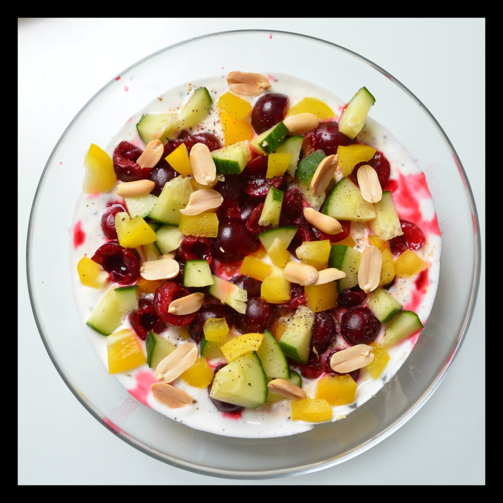 160821 hüttenkäse pikant m sauerkirschen